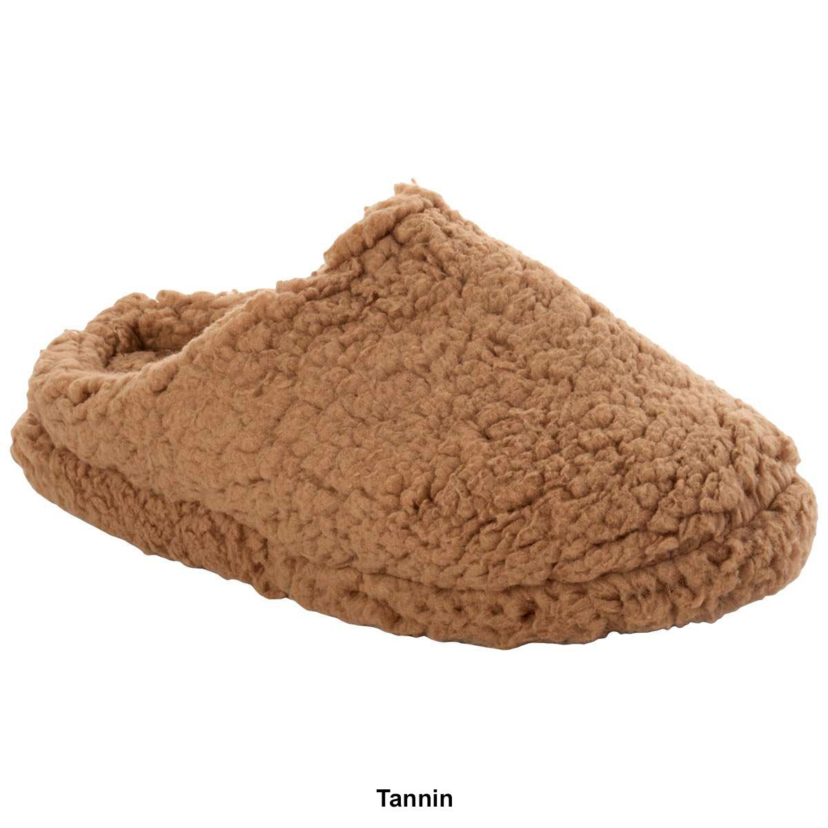 Womens Cuddl Duds® Faux Shearling Clog Slippers