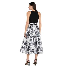 Womens R&M Richards Sleeveless Floral Fit & Flare Dress