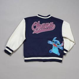 Girls (4-6x) Disney Stitch Fleece Lined Bomber Jacket