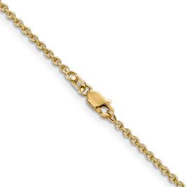 Gold Classics™ 10kt. 2mm Solid Cable Chain Necklace