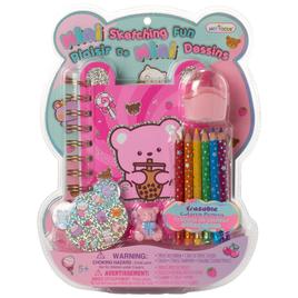 Girls Hot Focus(R) Critters Mini Sketch Book