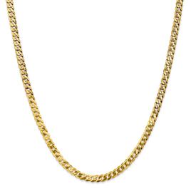 Mens Gold Classics™ 4.75mm. 14k Gold Beveled Curb Chain Bracelet