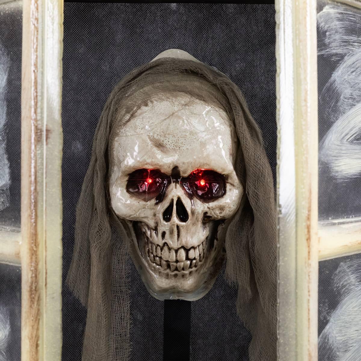 Northlight Seasonal 29in. Animated Opening Window Halloween Décor
