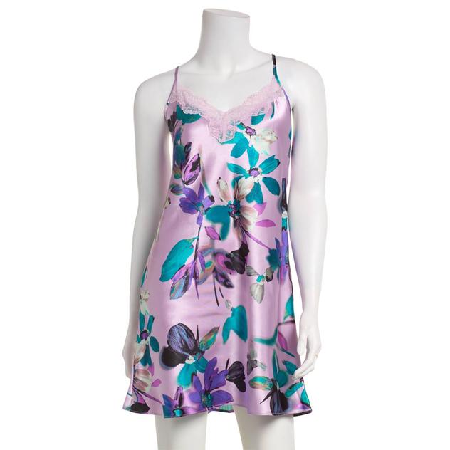 Womens Linea Donatella Kianna Satin Floral Chemise