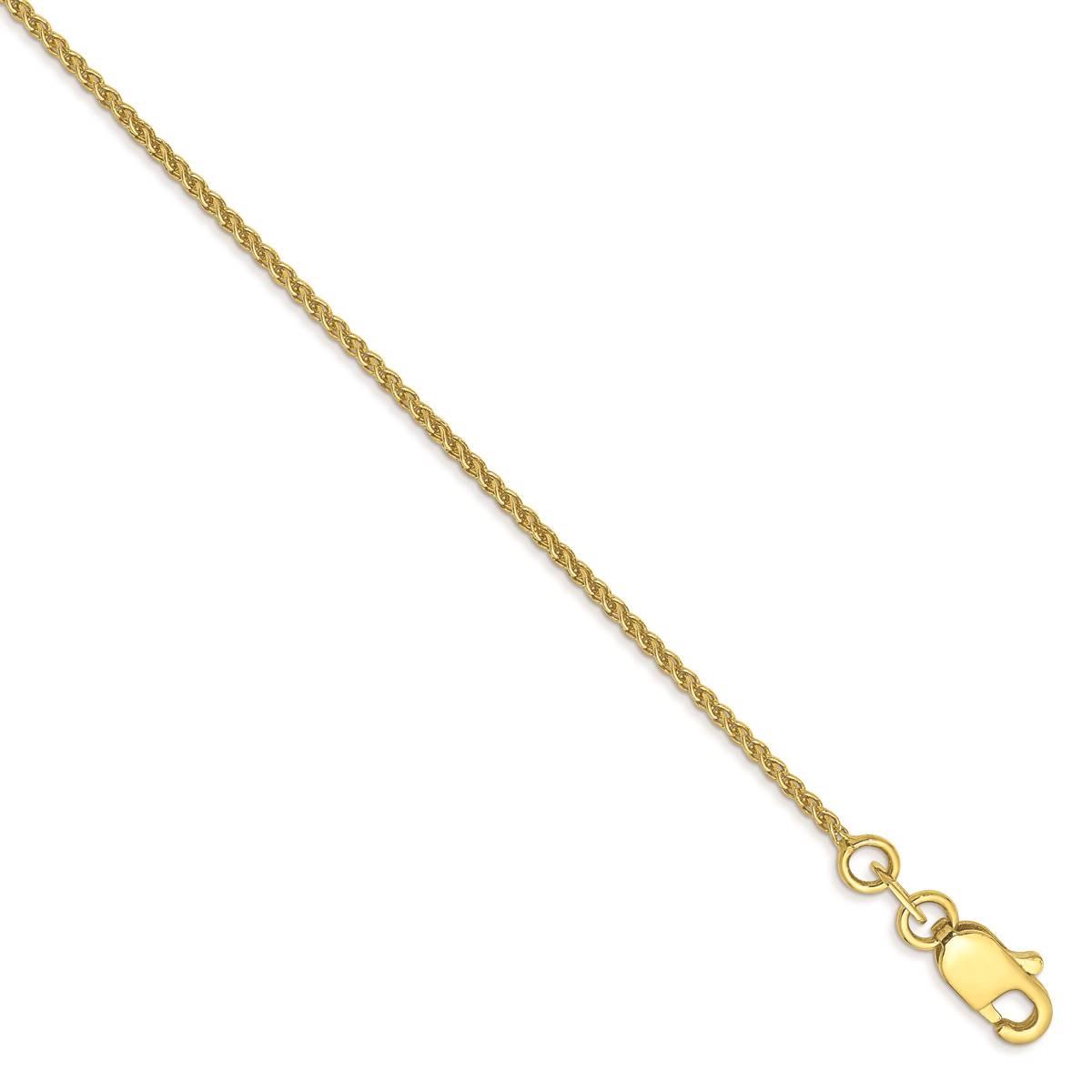 Gold Classics(tm) 10kt. Gold 1mm 7in. Spiga Chain Bracelet