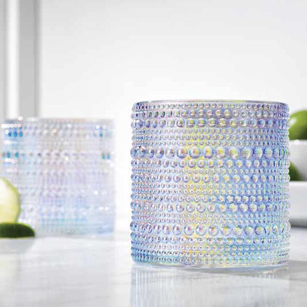 Halo 13oz. Clear Double Old Fashion Glasses - Set of 4