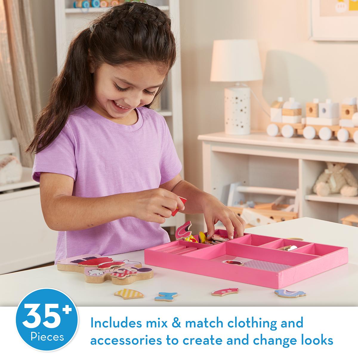 Melissa & Doug® Minnie Wooden Magnetic Dress-Up Board