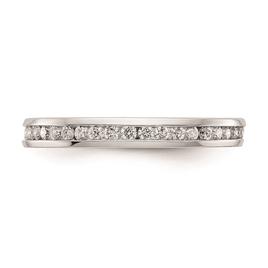 Pure Fire 14kt. White Gold Lab Grown 1/2ctw. Eternity Band