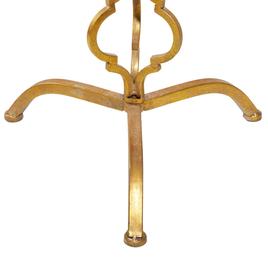 9th & Pike® Gold Glam Metal Accent Table