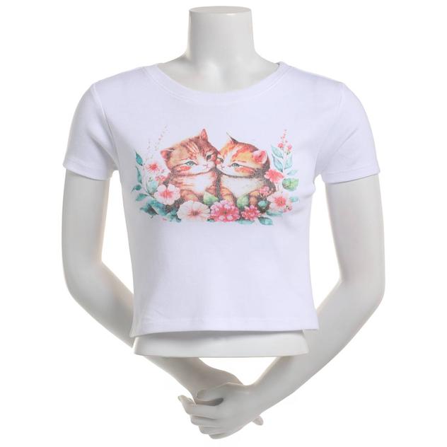 Juniors Attitude Not Included Kitten Baby Tee