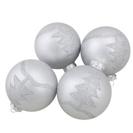 Northlight Seasonal Christmas Tree Ball Ornaments - Set of 4