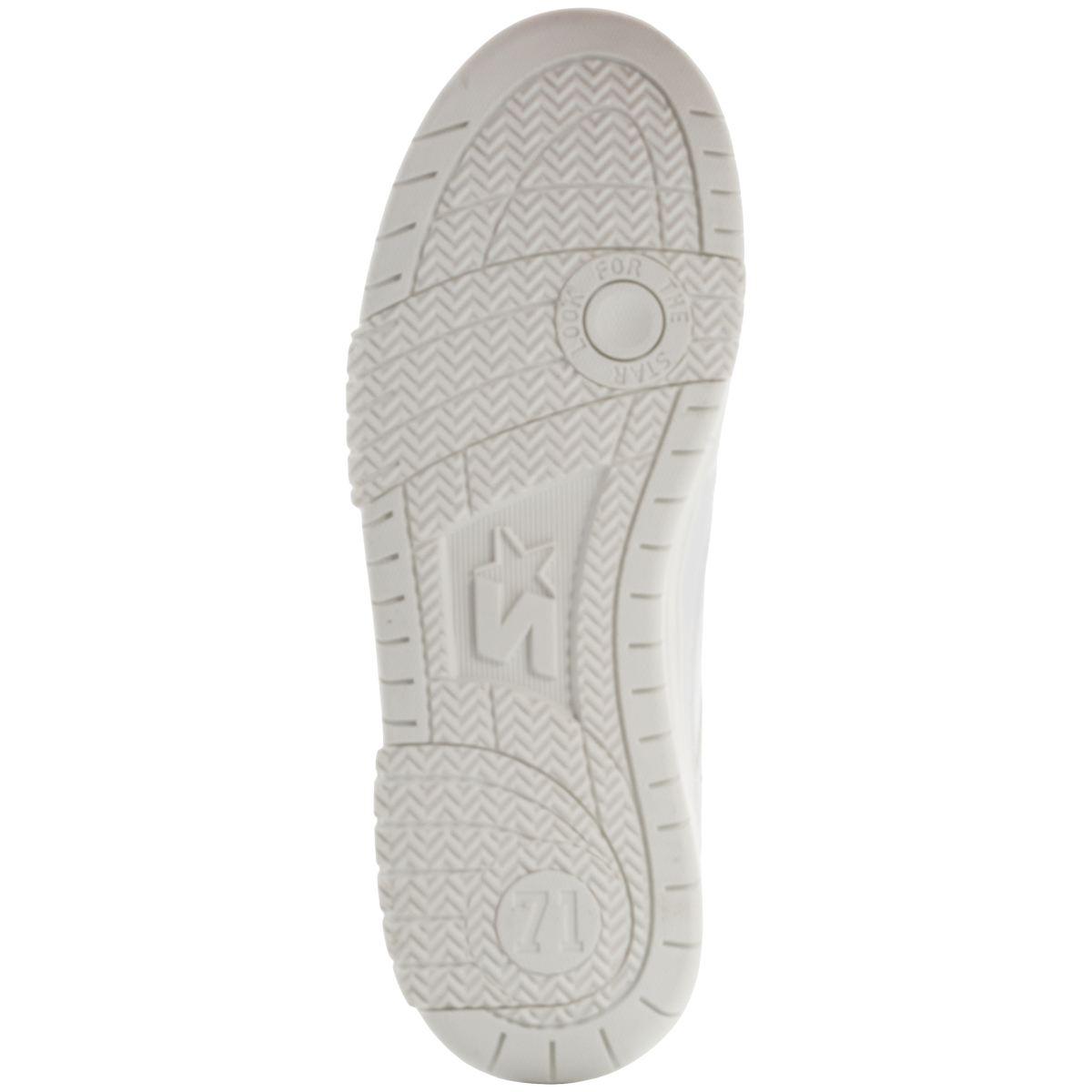 Mens Starter® Fastbreak Low X White Monochrome Athletic Sneakers