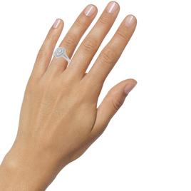 Diamond Classics™ 10kt. White Gold 1ctw. Diamond Engagement Ring