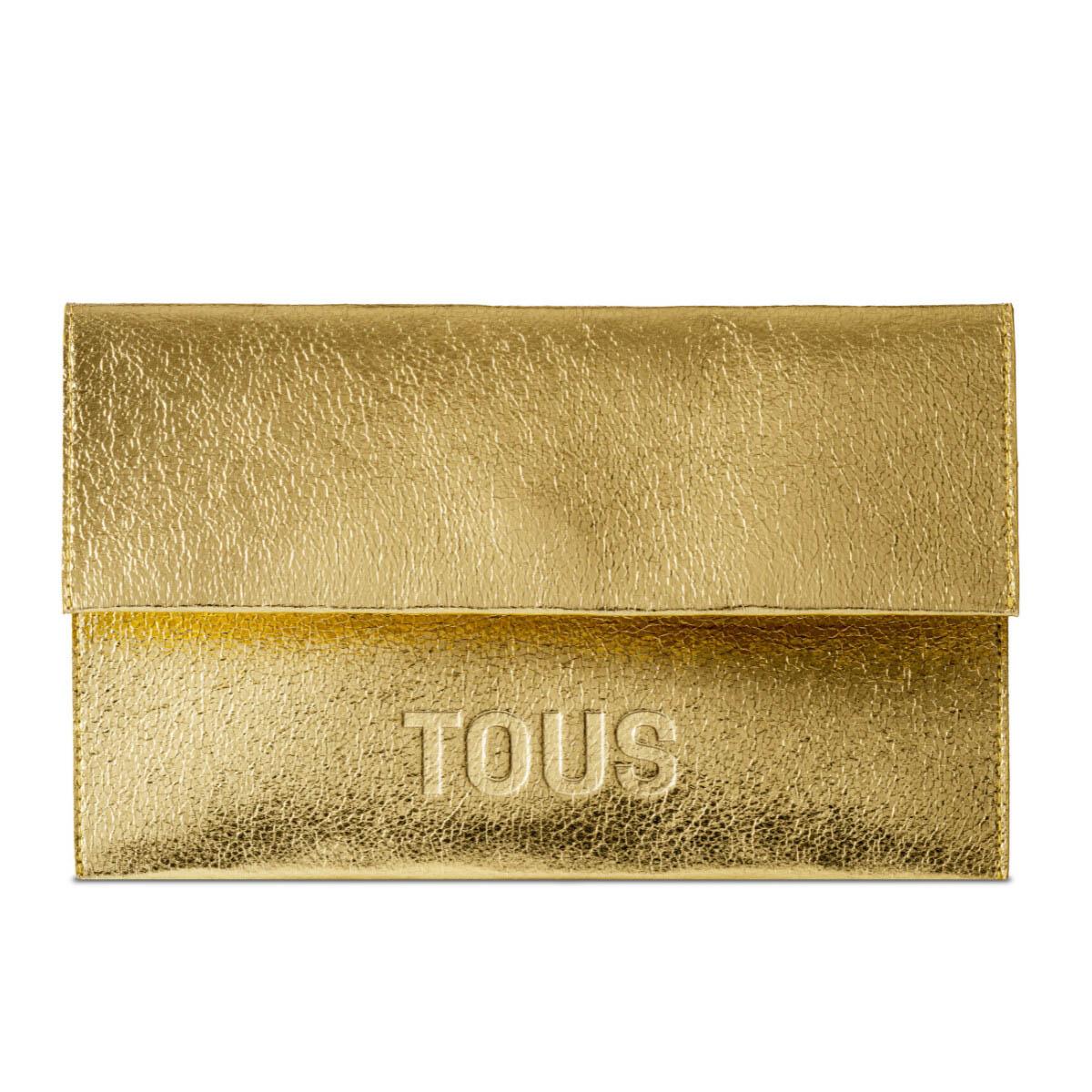 Tous Amethyst Launch Gold Clutch - GWP