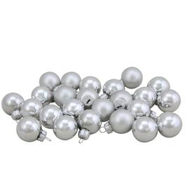 Northlight Seasonal 24ct. Glass Christmas Ball Ornaments