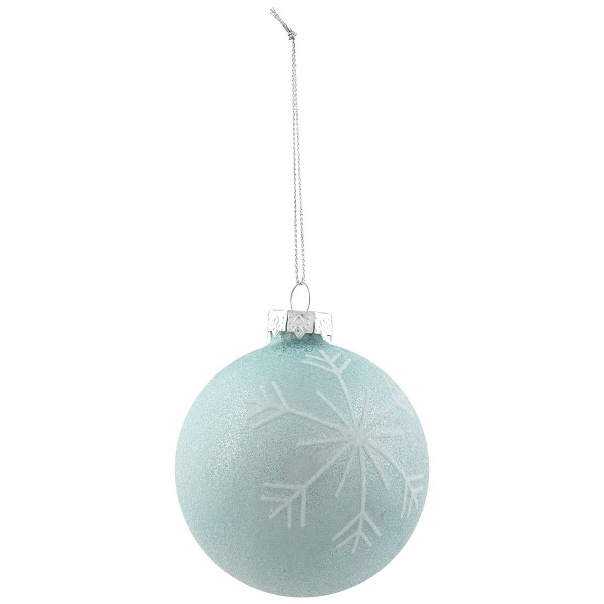 Northlight Seasonal 4ct. Snowflake Christmas Ball Ornament Set