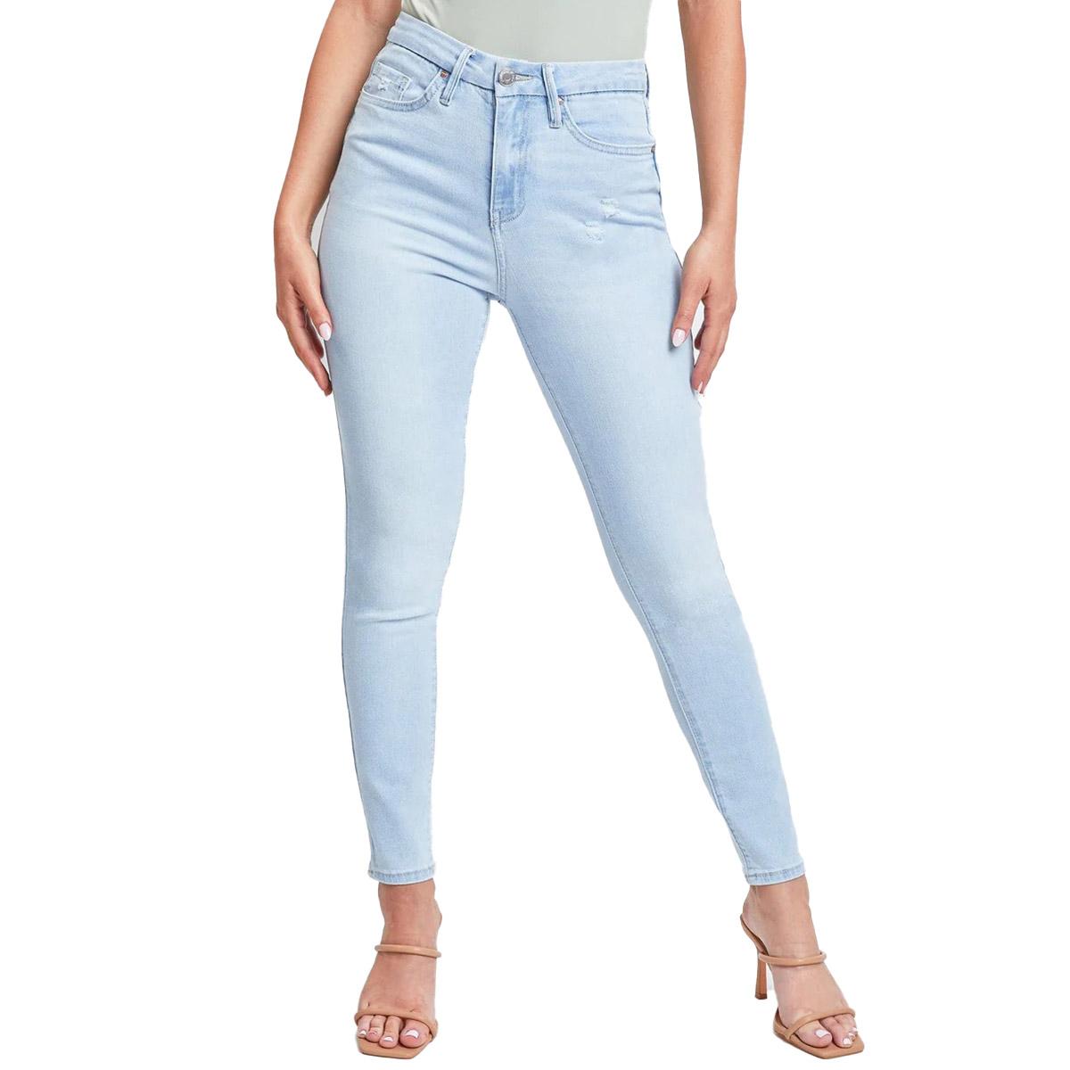 Juniors YMI(R) Curvy Fit Tailored Waist Band Skinny Jeans