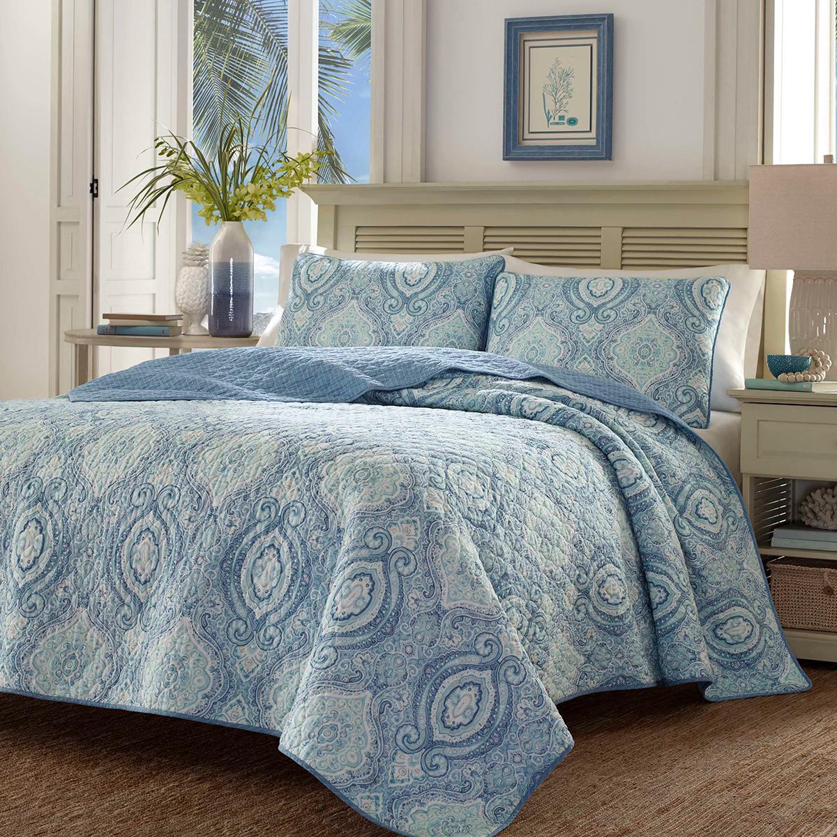 Tommy Bahama Turtle Cove Quilt Set