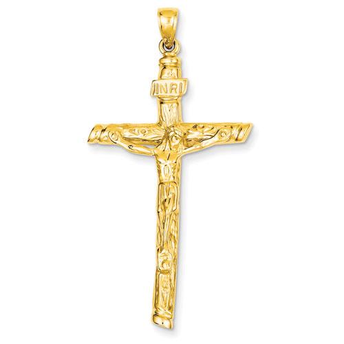 Unisex Gold Classics(tm) Yellow Gold INRI Crucifix