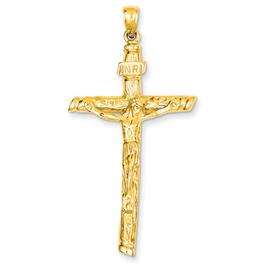 Unisex Gold Classics(tm) Yellow Gold INRI Crucifix