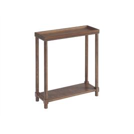 New Ridge Home Goods Harrison Side End Tables w/ Shelf - Chestnut