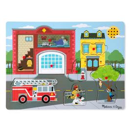 Melissa & Doug(R) 6pc. Around the Fire Station Sound Puzzle