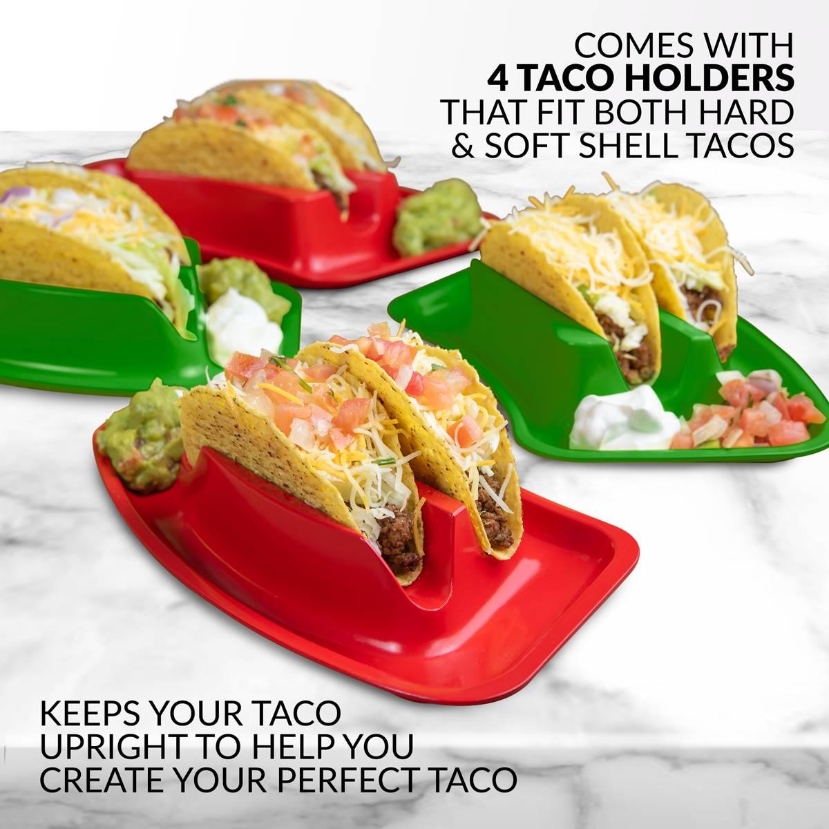 Nostalgia™ Taco Tuesday Lazy Susan Taco Bar
