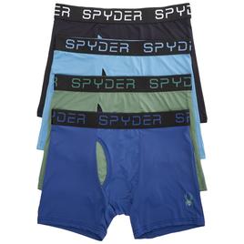 Mens Spyder Knit Boxer Briefs - Navy / Hunter / Lt. Blue / Black