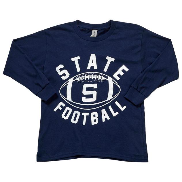 Boys (8-20)  Tailgate State Football Long Sleeve Tee