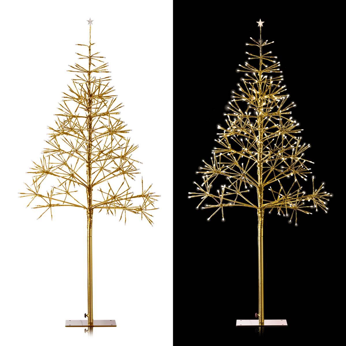 Alpine 5ft. Warm White LED Festive Christmas Tree
