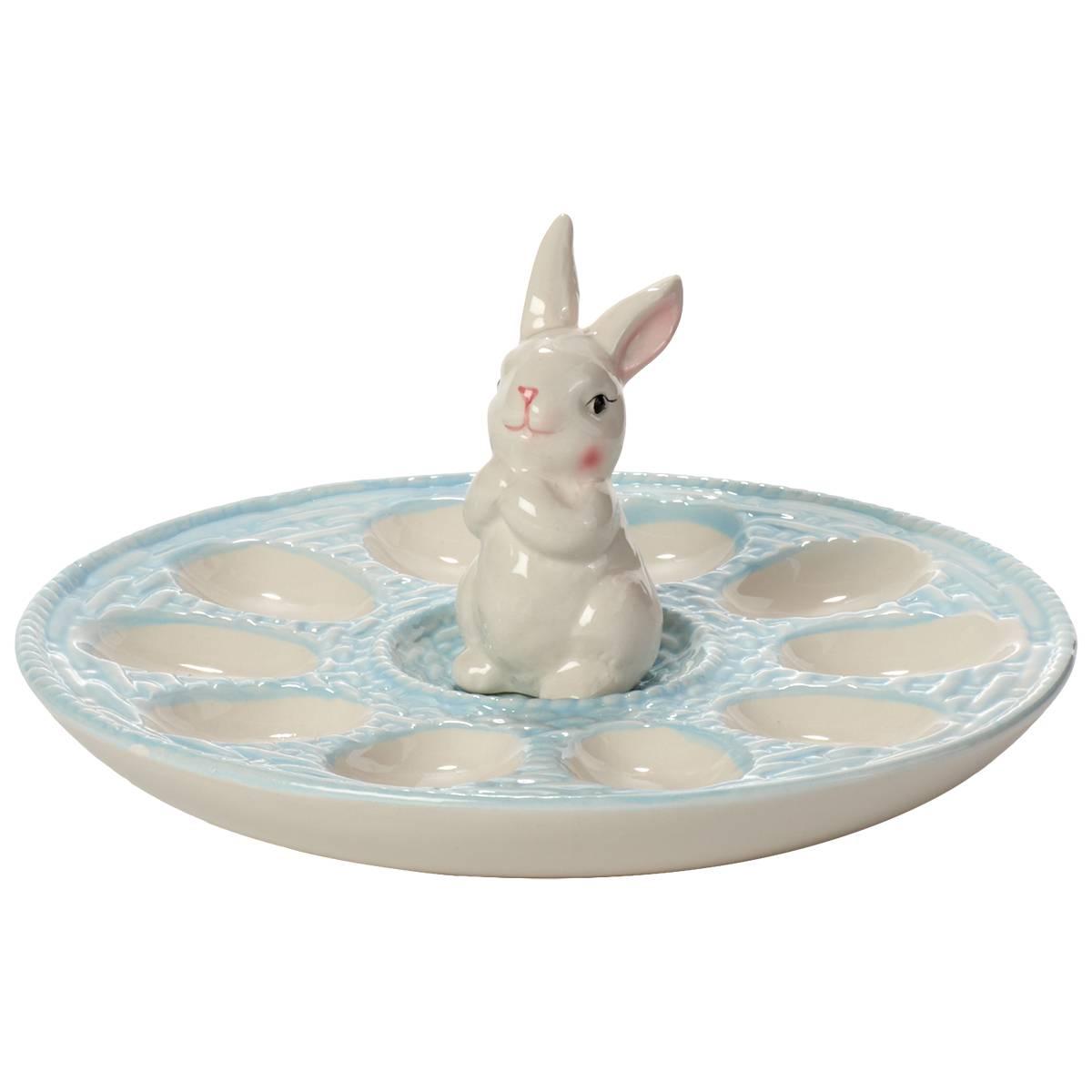 Godinger Easter Bunny Deviled Egg Tray