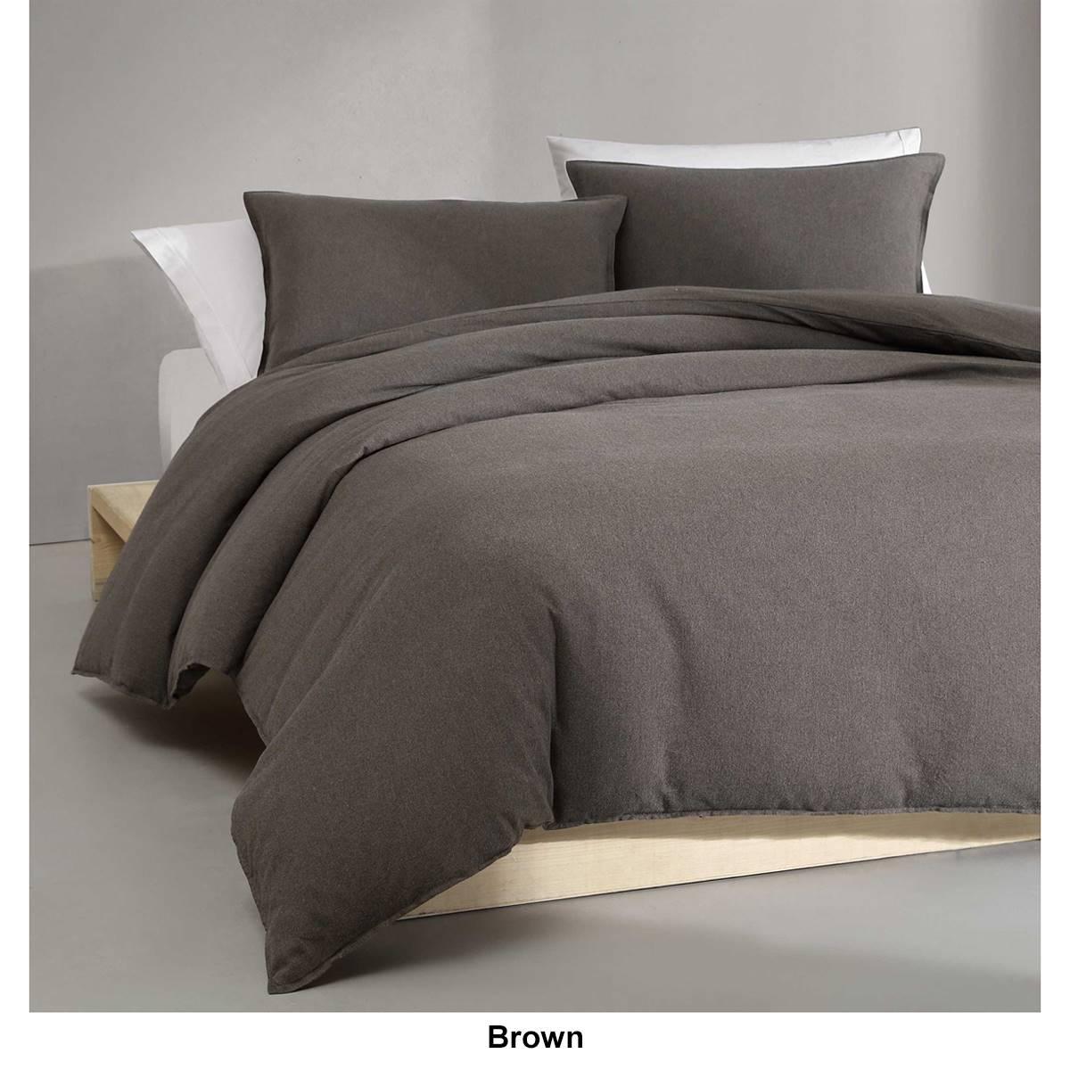 Calvin Klein Melange Flannel Duvet Cover Set