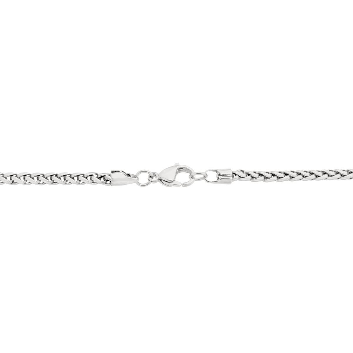 Mens Lynx Stainless Steel 22in. Chain Necklace