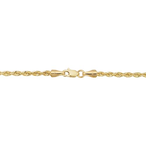 Gold Classics™ 10kt. Gold Semi Solid Rope Necklace