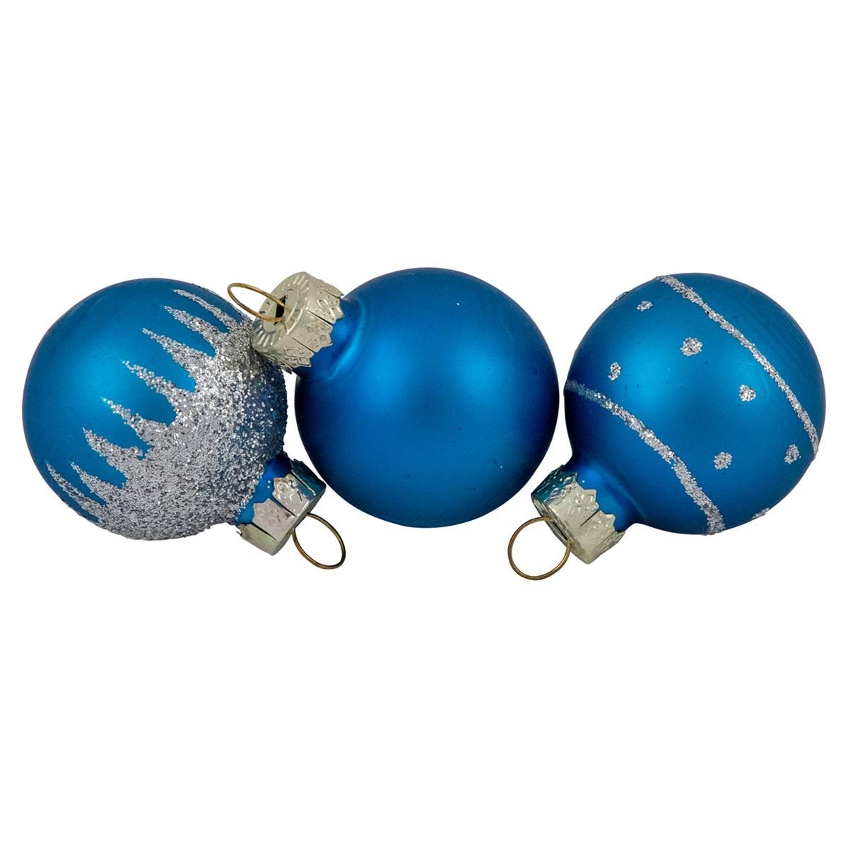 Northlight Seasonal 20pc. 35mm Glass Christmas Ornaments