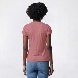 Petite Architect® Slub Split Neck Tee