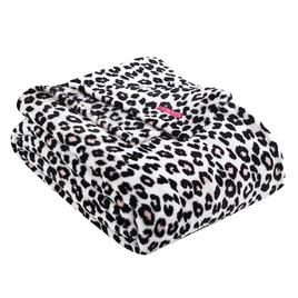 Betsey Johnson Betseys Leopard Plush-Fleece Blanket