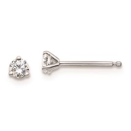 Pure Fire 14kt. White Gold 1/5ctw. Certified Lab Diamond Earrings