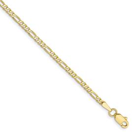 Gold Classics(tm) 10kt. 2.2mm 8in. Figaro Link Chain Bracelet