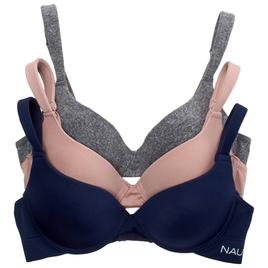Womens Nautica 3pk. Seamless T-Shirt Bra-NT4918-3PKAD