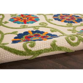 Nourison Aloha Vines Contemporary Round Rug