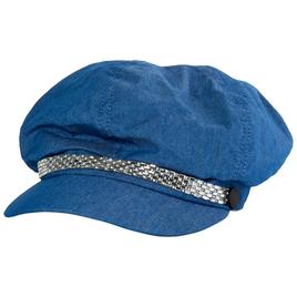Womens Madd Hatter Stone Band Cabby Hat