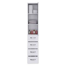 FM FURNITURE Preston Linen Bathroom Cabinet