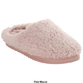Womens Dearfoams® Fiona Teddy Clog Slippers
