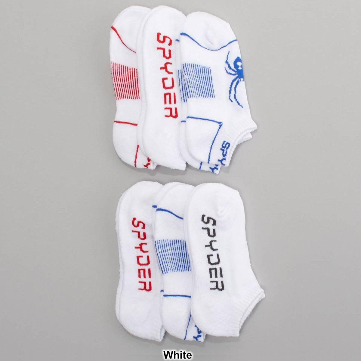 Boys (8-20) Spyder 6pk. No Show Socks