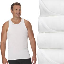 Mens Big & Tall Hanes Ultimate® Tank Top - White