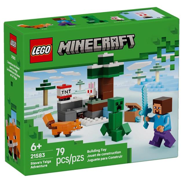 LEGO® Minecraft® Steve's Taiga Adventure Building Kit