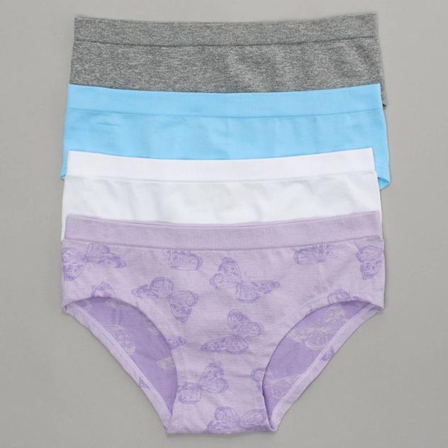 Girls (7-14) René Rofé® Mabel 4pk. Seamless Hipster Underwear