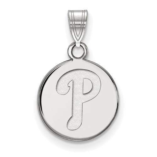 Unisex MLB Philadelphia Phillies Small Disc Pendant