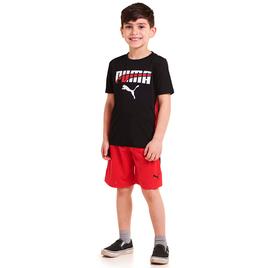 Boys (4-7) Puma(R) 2pc. Interlock Mesh Shorts Set